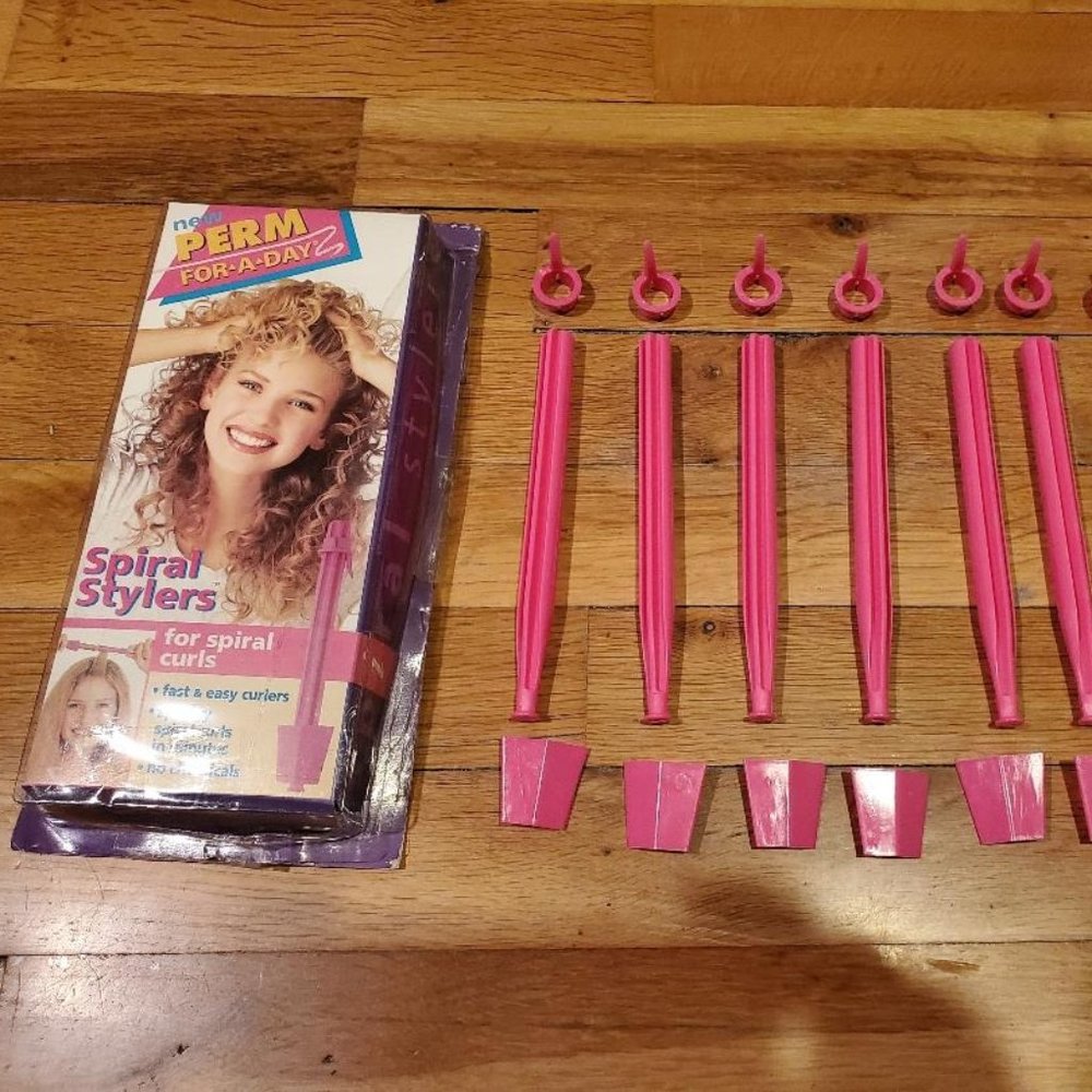 VINTAGE PERM FOR A DAY SPIRAL STYLERS - UNUSED